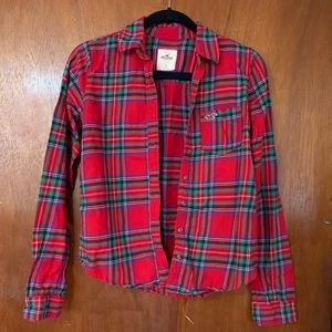 Hollister Flannel Red
